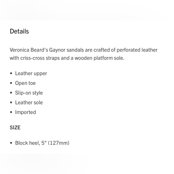 Veronica Beard “Gaynor” Sandals. Ladies 9.5. - Picture 5 of 15